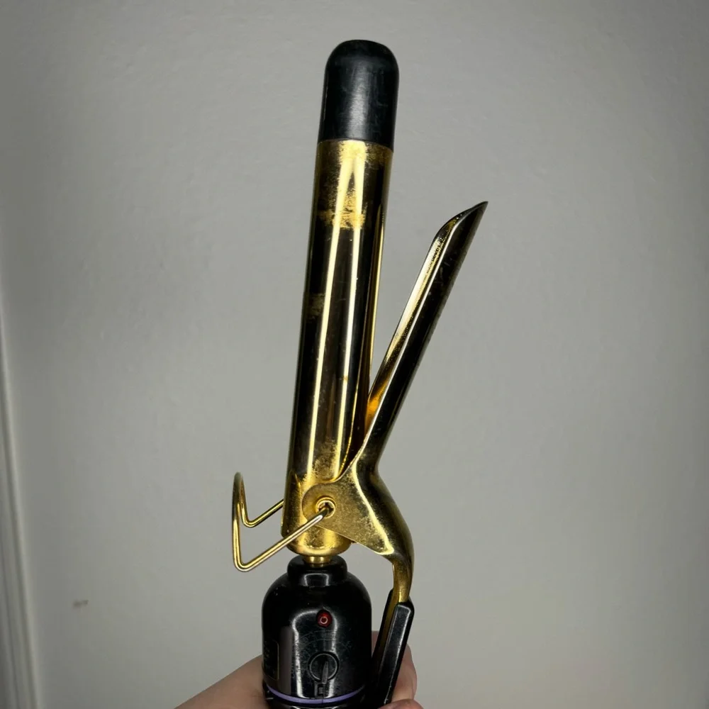 Hot Tools Gold Barrel Curling Iron‎ 1” Wand? - Used- See Description